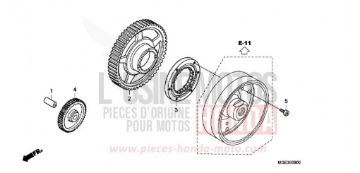 EMBRAYAGE DE DEMARRAGE VFR1200FD de 2013
